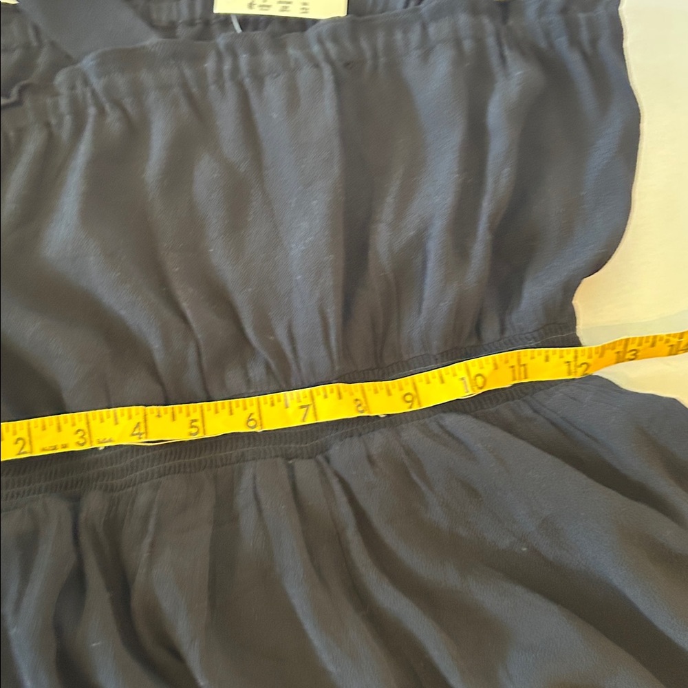 MADEWELL SMOCKED TANK JUMPSUIT WITH POCKETS AND WIDE LEG NEW WITH TAGS SZ 6 - Picture 12 of 15